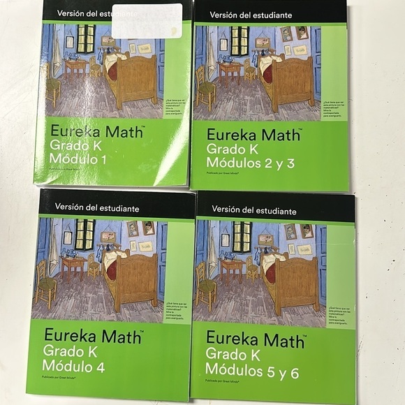 Eureka math kindergarten workbooks level 1-6 Spanish version never used - Picture 2 of 5